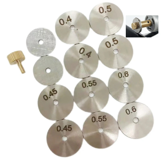 Mini pilové kotouče - Nože řezacího stroje s omezovačem hloubky řezu - sada