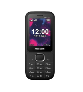 Telefon pro seniory Maxcom MM142 L černý