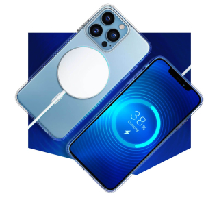 3mk Obal iPhone 16 Plus MagSafe Mag case transparentní