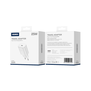 Jellico síťová nabíječka EU25 PD USB-C – Rychlá a spolehlivá s výkonem 25W