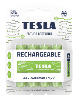 Rechargeable baterie Tesla AA/niMH/1,2V/2400mAh 4kusy - nabíjecí baterie
