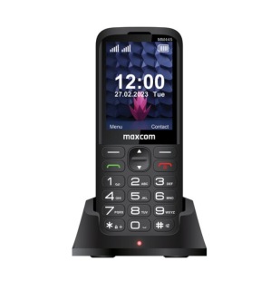 Telefon pro seiory MaxCom MM445 4G černý