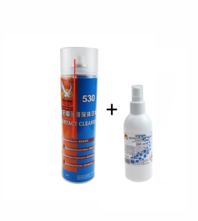 Izopropylalkohol 99,9 % IPA 200 ml s rozprašovačem + čistič lepidla 530