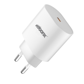 MOONX síťová nabíječka MC06 PD 25W 1xUSB-C bílá