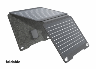 Swissten skládací solární panel 22W USB-A + USB-C