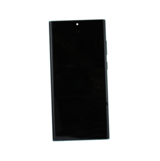 Originál LCD + Dotyková vrstva Samsung Galaxy S22 Ultra SM-S908B zelený - demontovaný díl
