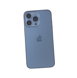 Originál korpus a kryt baterie iPhone 13 Pro modrý - demontovaný díl Grade A