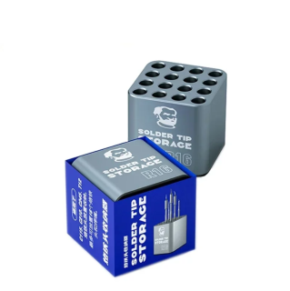 MECHANIC R16 hliníkový stojan – organizér a podložka na pájecí hroty