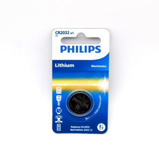Philips CR2032 lithiová knoflíková baterie 3 V CR2032/01B v blistru 1 ks