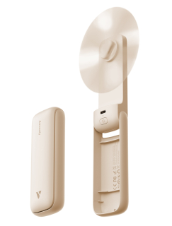 Aecooly Pocket 01 PF01 – Skládací kapesní ruční ventilátor 2000 mAh béžový