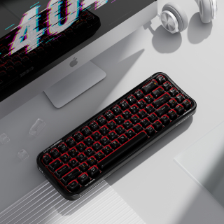 Mofii kompaktní bezdrátová RGB klávesnice Pearl SK-711CTM černá