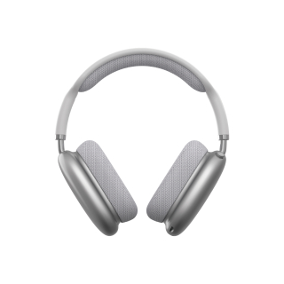 WiWU bezdrátová náhlavní sluchátka Bluetooth Airbuds MAX TD-13 stříbrná