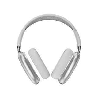 WiWU bezdrátová náhlavní sluchátka s aktivním potlačením hluku ANC Airbuds MAX TD-18 stříbrná