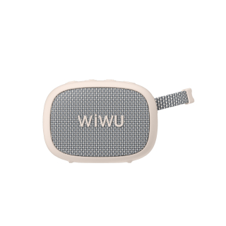 WiWU bezdrátový přenosný reproduktor Bluetooth GO Fun H1 bílý