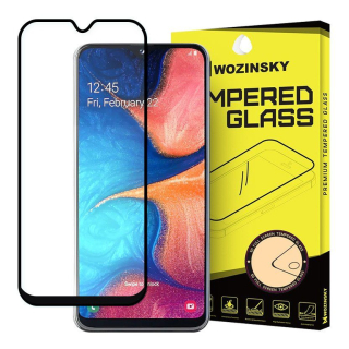 Ochranné sklo Samsung A30 / A50 černé celoplošné lepidlo