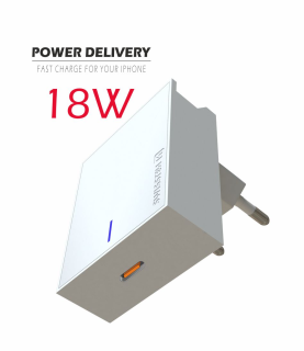 Swissten síťový adaptér PD 3.0, 18 W - bílý