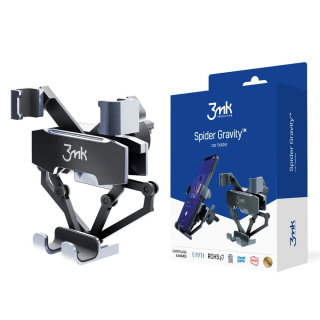 3MK Spider Gravity™ - držák do auta do ventilační mřížky - pavoukovité paže - stabilní upnutí telefonu ve čtyřech opěrných bodech
