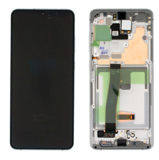 Originál LCD + Dotyková vrstva Samsung Galaxy S22 Ultra SM-S908 bílá phantom white