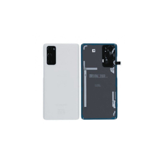 Originál kryt baterie Samsung Galaxy S20 FE SM-G780 - Galaxy S20 FE 5G SM-G781 Cloud bílý Grade A demontovaný díl