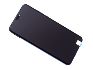 Originál LCD + Dotyková vrstva Huawei Honor 8X modrá repasovayný díl - vyměněné sklíčko