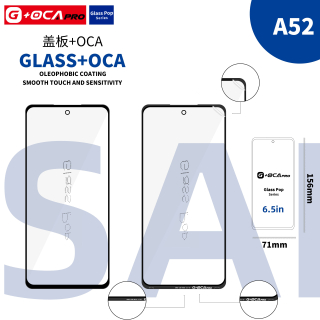 Sklíčko G + OCA Pro s oleofobním povrchem Samsung SM-A525 Galaxy A52 / SM-A526 Galaxy A52 5G