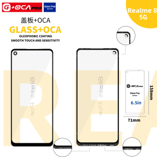 Sklíčko G + OCA Pro s oleofobním povrchem Realme 8 5G