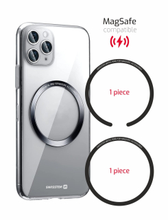 Swissten set kovových podložek pro MagSafe pouzdra