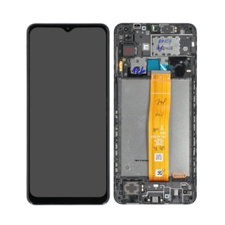 Originál LCD + Dotyková vrstva Samsung Galaxy A12 SM-A125 černá repasovaný díl - vyměněné sklíčko