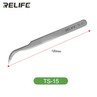 Antimagnetická nerezová přesná pinzeta TS-15