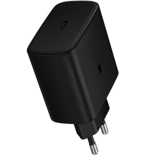 Síťová nabíječka Samsung EP-TA845EBE Quickcharge USB-C 45W černá Bulk