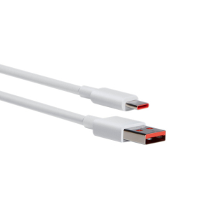 Originální Xiaomi 6A 120W QC USB-C kabel 1m bílý BULK