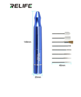 Akumulátorová mini bruska RELIFE RL-068B pro servis mobilních telefonů