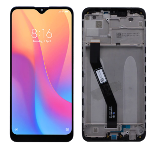 Originál LCD + Dotyková vrstva Xiaomi Redmi 9 černá repasovaný díl - vyměněné sklíčko