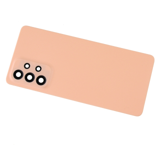 Kryt baterie Samsung Galaxy A53 SM-A536 bez loga oranžový + sklíčko kamery