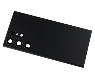 Kryt baterie Samsung Galaxy S23 Ultra SM-S918 bez oga černý + sklíčko kamery