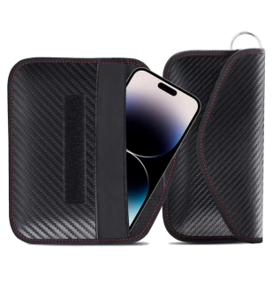 Pouzdro Faraday Cage - Faraday Bag Blokátor rádiových vln - Ochrana proti krádeži 20 cm x 10 cm