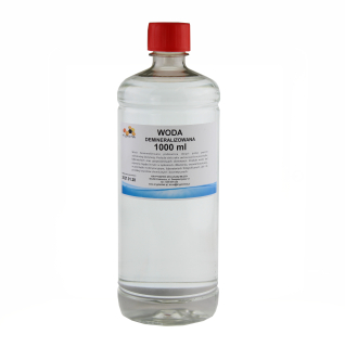 Deminiralizovaná voda – 1000 ml, plastová PET láhev s uzávěrem