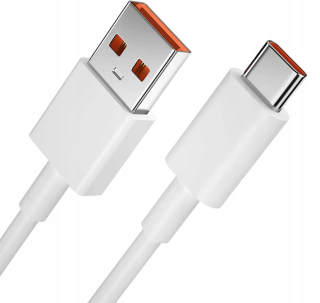 Originál USB kabel Xiaomi 3A USB-C 1m bílý bulk