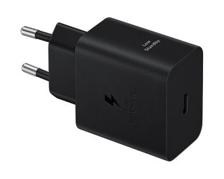 Originální síťová nabíječka Samsung EP-T4511NBEGEU PD 45W USB-C černá, blistr bez kabelu