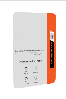 Hammer Glass Cut fólie do plotru PrimeProtector Matte 10ks