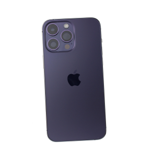 Originál korpus a kryt baterie iPhone 14 Pro Max fialový - demontovaný díl Grade A