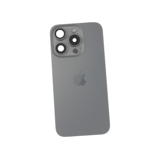 Originál kryt baterie iPhone 15 Pro stříbrno-titanový - demontovaný díl Grade A