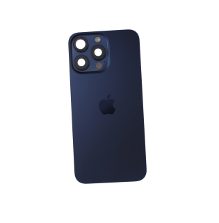 Originál kryt baterie iPhone 15 Pro MAX modrý - demontovaný díl Grade A