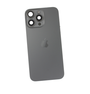 Originál kryt baterie iPhone 16 Pro Max stříbrno-titanový - demontovaný díl Grade A