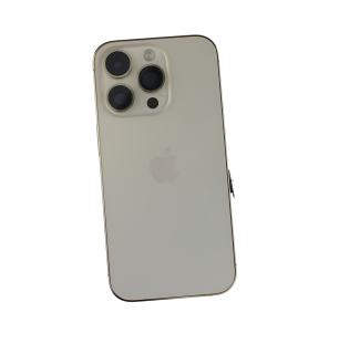 Originál korpus a kryt baterie iPhone 14 Pro zlatý - demontovaný díl Grade A