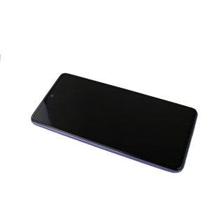 Originál LCD + Dotyková vrstva Samsung Galaxy A52s 5G SM-A528 fialová repasovaný díl - vyměněné sklíčko
