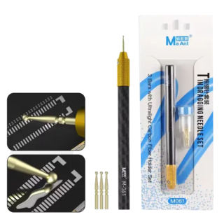MaAnt M061 Pozlacená jehla pro přetahování cínu Drag Tin Needle Set