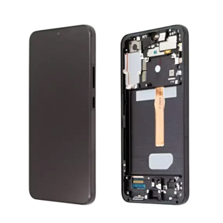 Originál LCD + Dotyková vrstva Samsung Galaxy S22 Plus SM-S906B černý - demontovaný díl