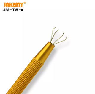 JAKEMY JM-T8-11 kovový přesný chyták se čtyřmi čelistmi - vytahovák drapák