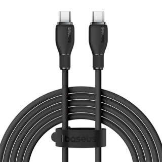 Baseus Pudding Series kabel USB-C / USB-C 100W 1,2 m černý